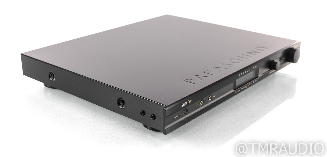 Parasound 200 Pre 2.1 Channel Preamplifier; MM / MC Phono; Remote