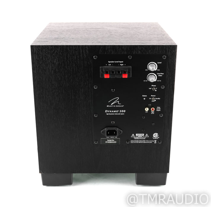 Martin Logan Dynamo 300 8" Powered Subwoofer; Black