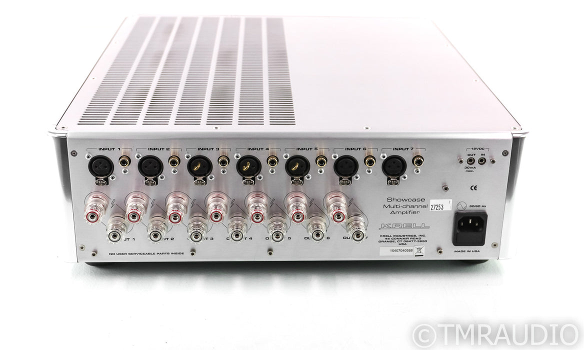 Krell Showcase 7 Channel Power Amplifier; AS-IS (One Bad Channel)