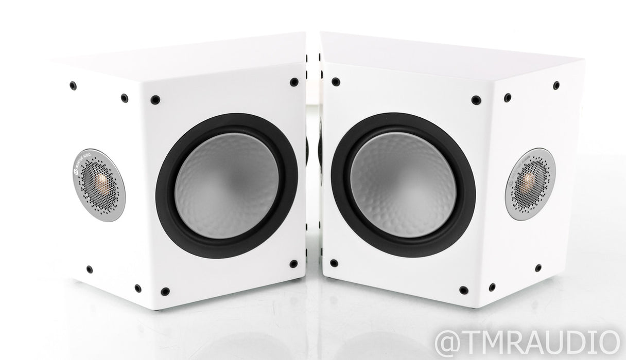 Monitor Audio Silver FX Wall Mounted Surround Speakers; Satin White Pair