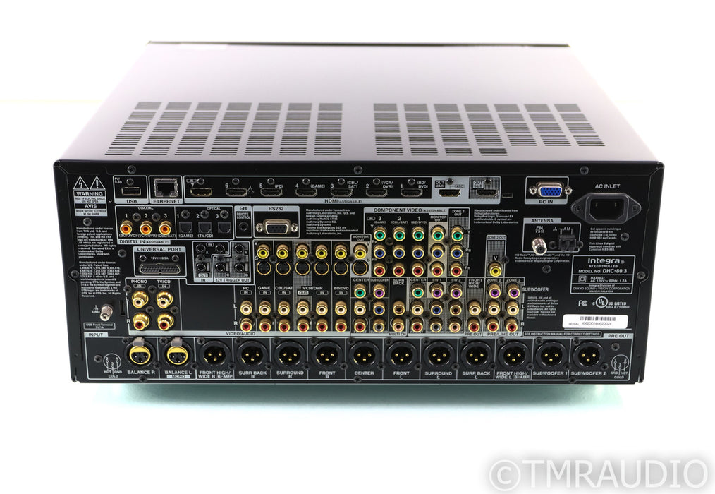 Integra DHC-80.3 9.2 Channel Home Theater Processor; DHC803; Remote