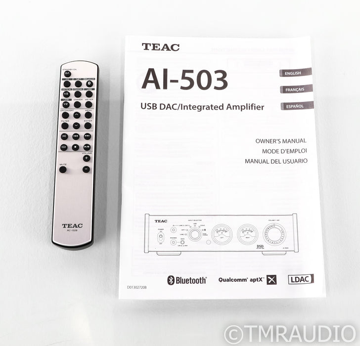 Teac AI-503 Stereo Integrated Amplifier; AI503; Remote; Bluetooth