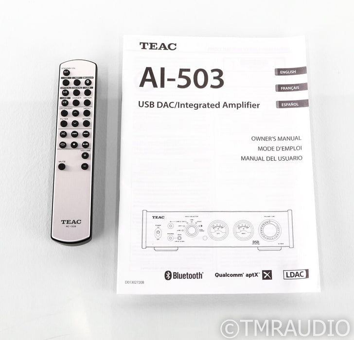 Teac AI-503 Stereo Integrated Amplifier; AI503; Remote; Bluetooth