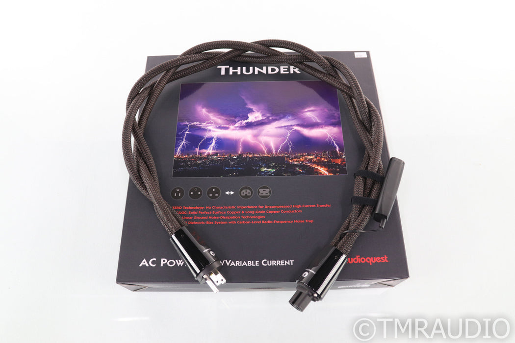 Audioquest Thunder Power Cable; 1m AC Cord; 72v DBS; Amp / High-Current