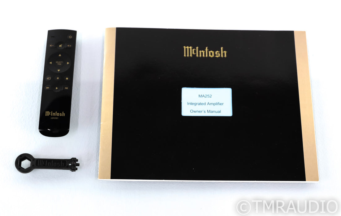 McIntosh MA252 Stereo Tube Hybrid Integrated Amplifier; MA-252; MM Phono
