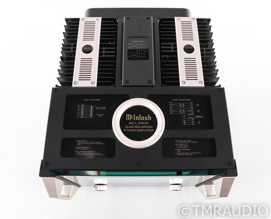 McIntosh MC1.25KW Mono Power Amplifier; Single; MC-1.25KW