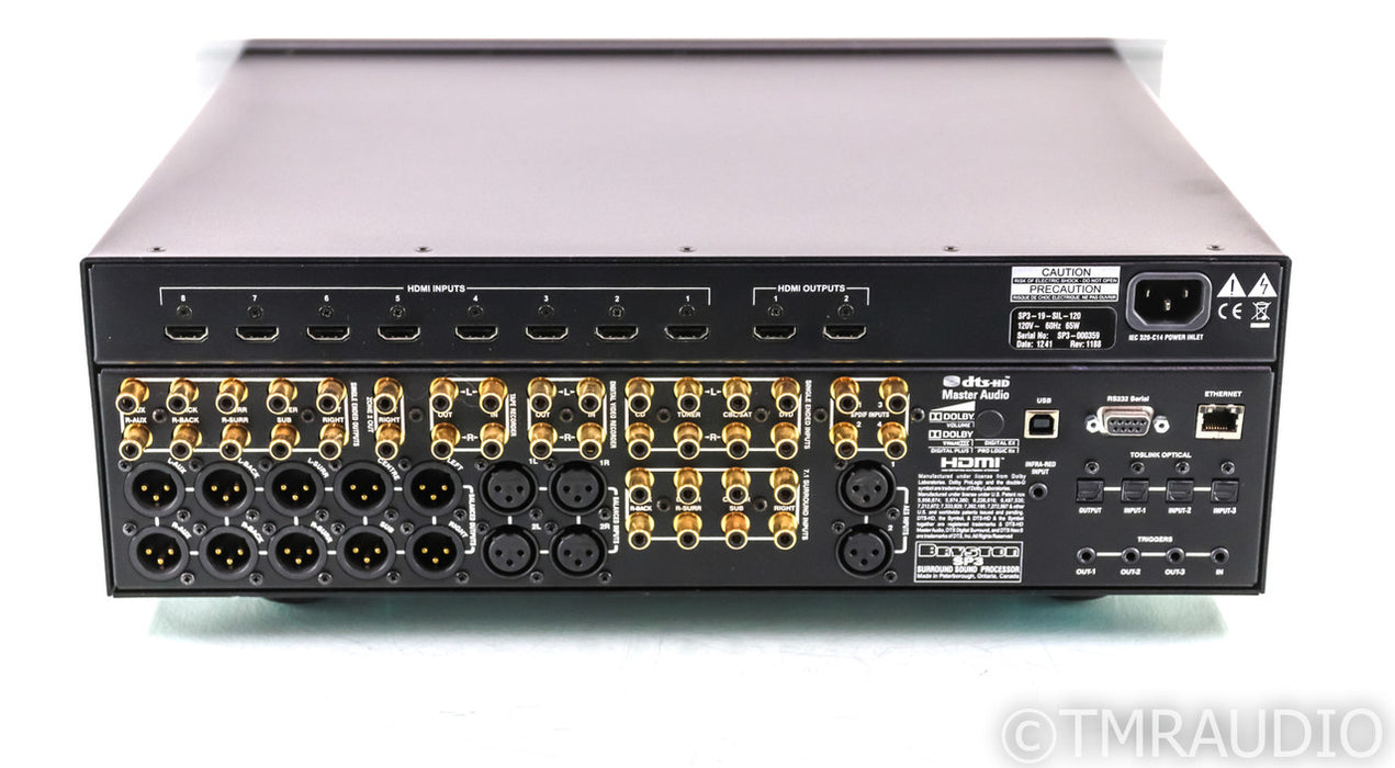 Bryston SP3 7.1 Channel Home Theater Processor; Silver; SP-3; Remote