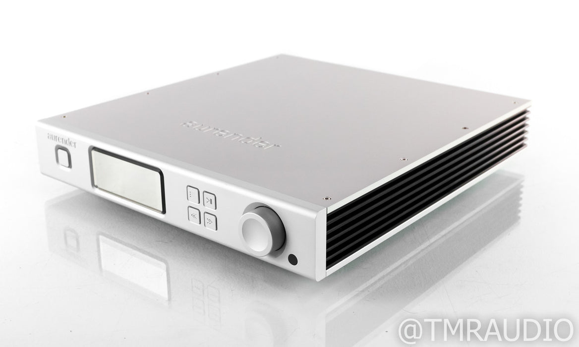 Aurender A100 Network Streamer; Silver; Remote; 4TB; Upgraded Aluminum Remote
