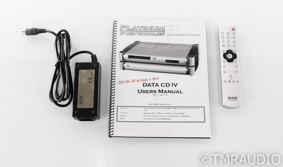 MSB Platinum Data CD IV CD Transport; 384kHz Upsampling
