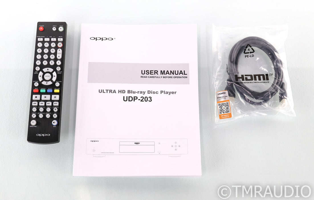 Oppo UDP-203 Universal 4K Blu-Ray Player; UDP203; UHD; Remote