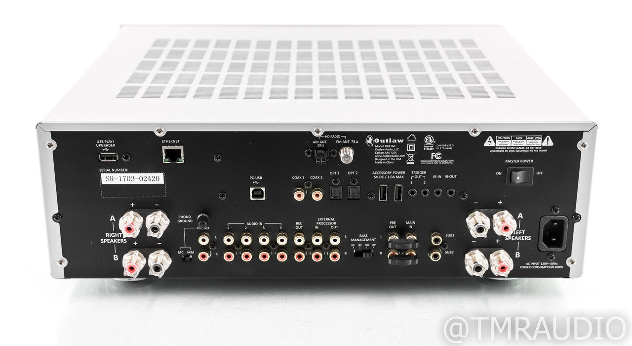 Outlaw Audio RR2160 Stereo AM / FM Receiver; RR-2160; Remote