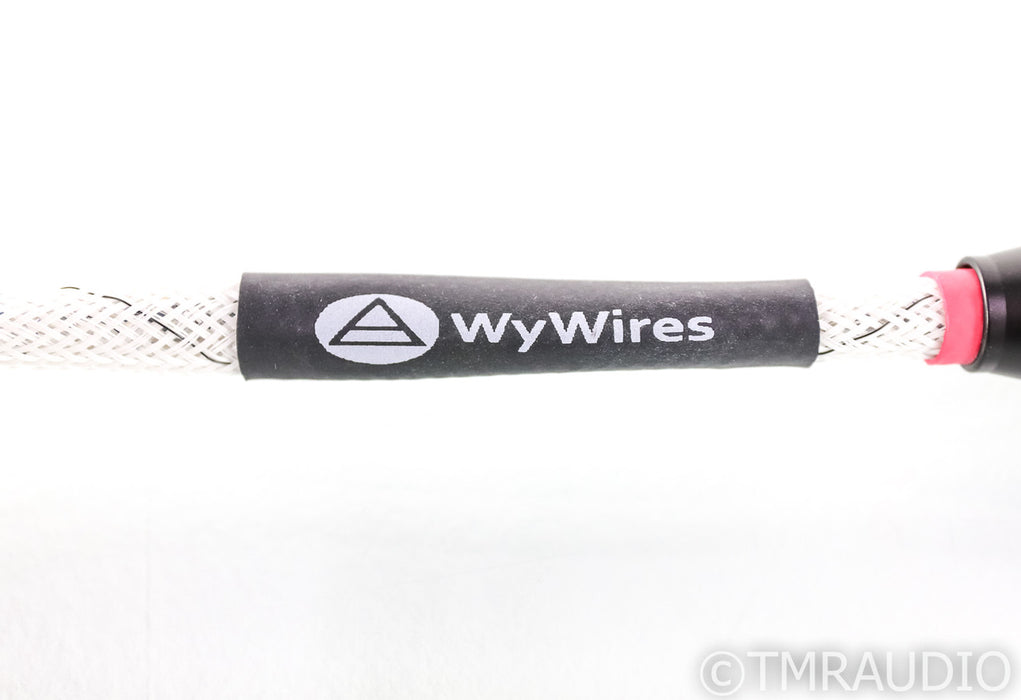 WyWires Platinum Series XLR Cable; 4ft Pair Balanced Interconnects