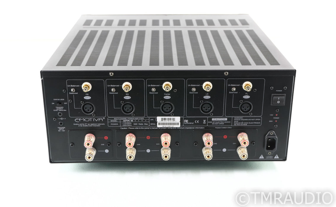 Emotiva XPA-5 Gen 2 5 Channel Power Amplifier; XPA5 MkII