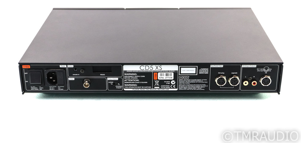 Naim CD5 XS CD Player; CD-5XS; Remote