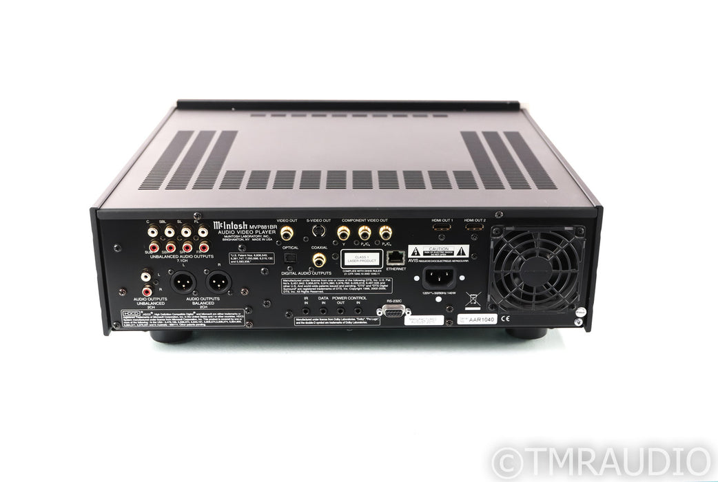 McIntosh MVP881BR Universal Blu-Ray Player; MVP-881BR; Remote (Updated Transport)