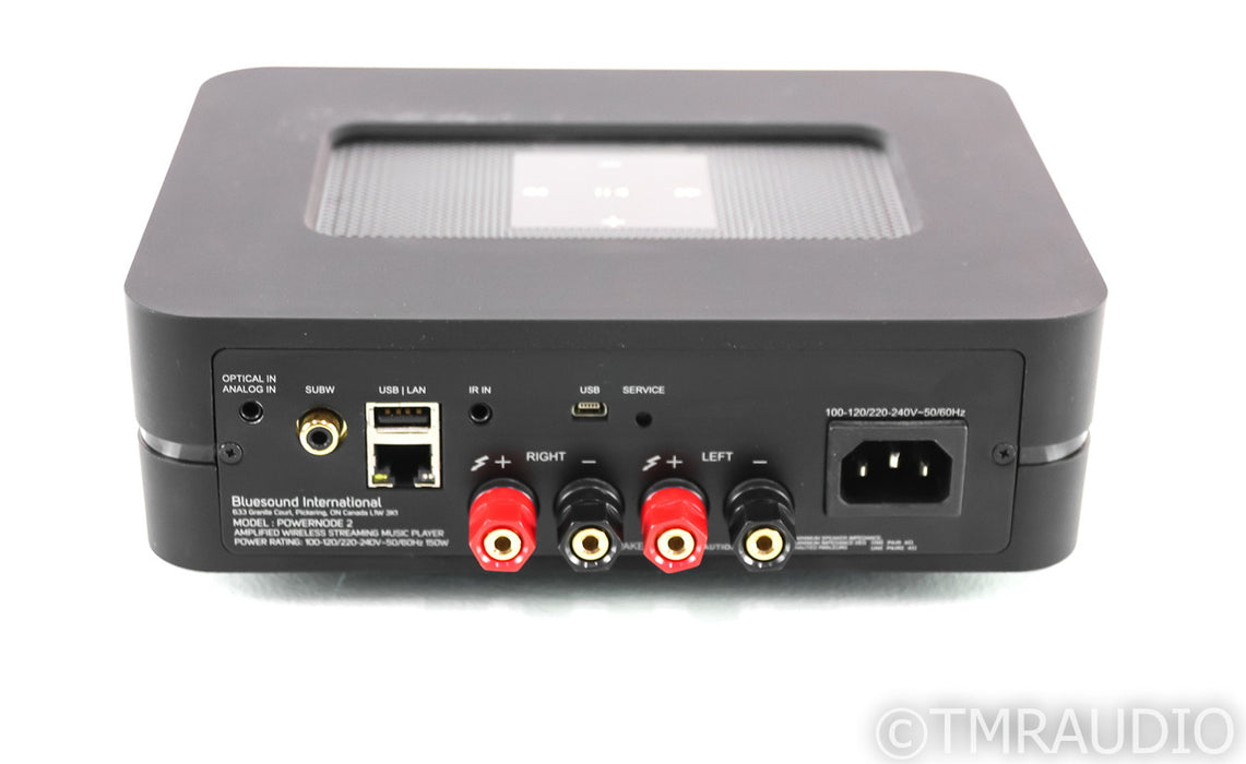 Bluesound PowerNode 2 Streaming Network Amplifier; Black