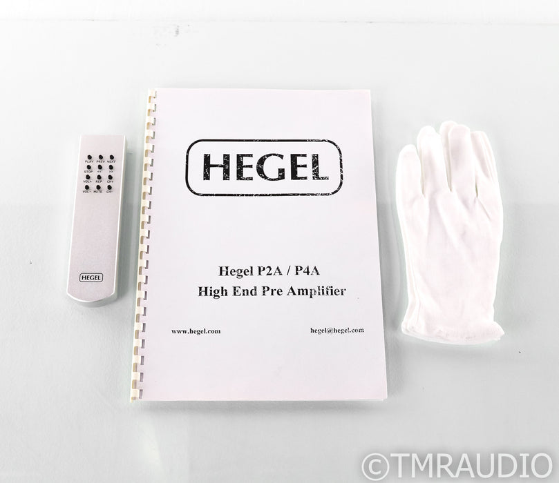 Hegel P4a Stereo Preamplifier; Remote