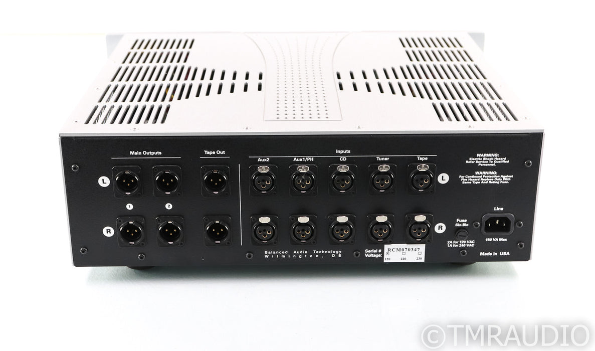 BAT VK-53SE Stereo Tube Preamplifier; Balanced Audio Technology; VK53SE; Remote