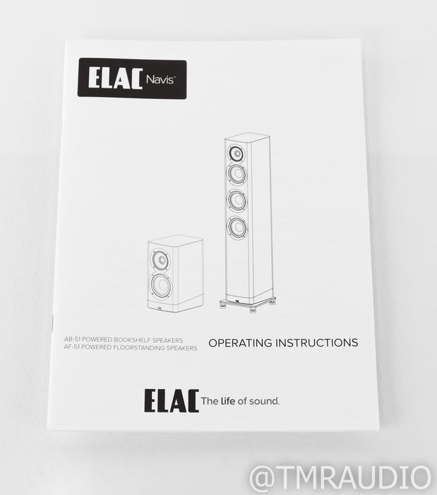 Elac Navis B-51 Active Bookshelf Speakers; Gloss Black Pair; ARB51-GB