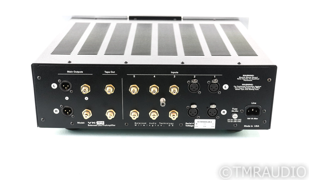 BAT VK-31SE Stereo Tube Preamplifier; Balanced Audio Technology