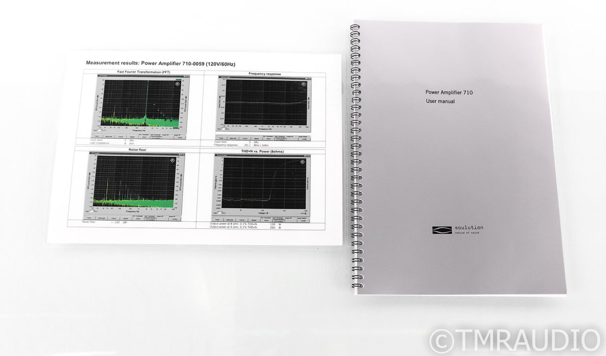Soulution 710 Stereo Power Amplifier