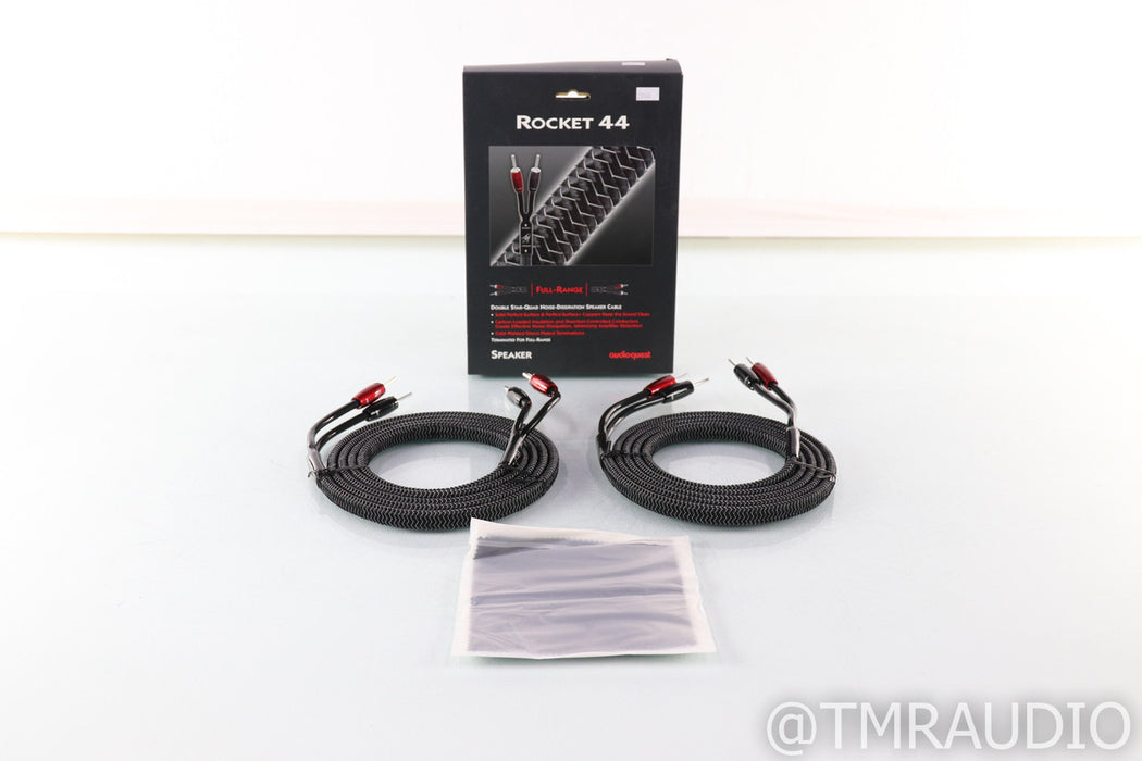 AudioQuest Rocket 44 Speaker Cables; 8ft Pair