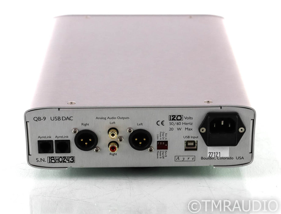 Ayre Acoustics QB-9 USB DAC; D/A Converter; QB9; Silver