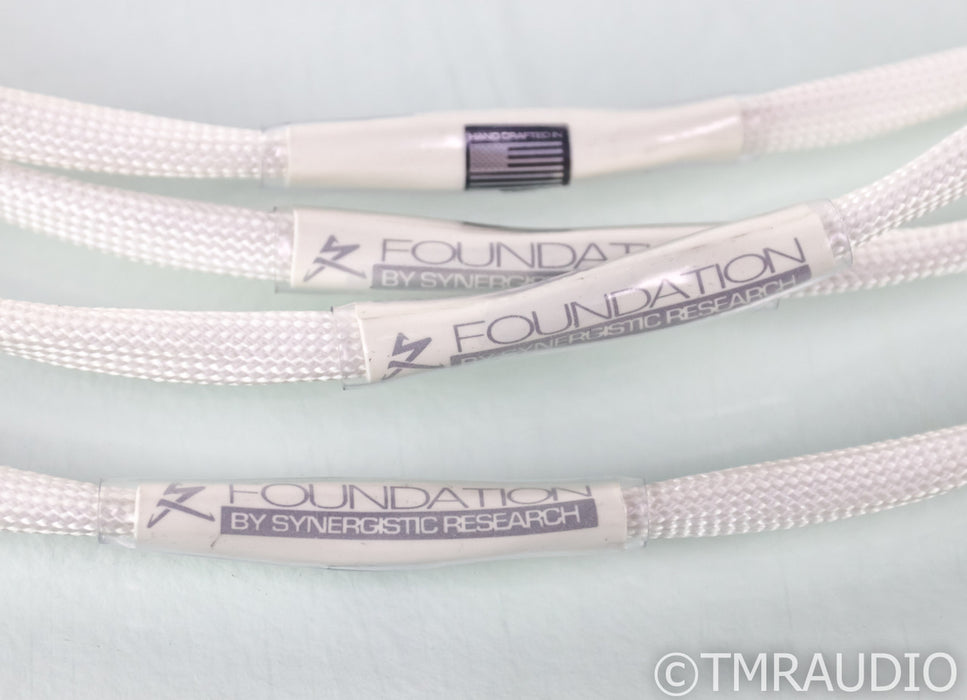 Synergistic Research Foundation Speaker Cables; 8ft Pair