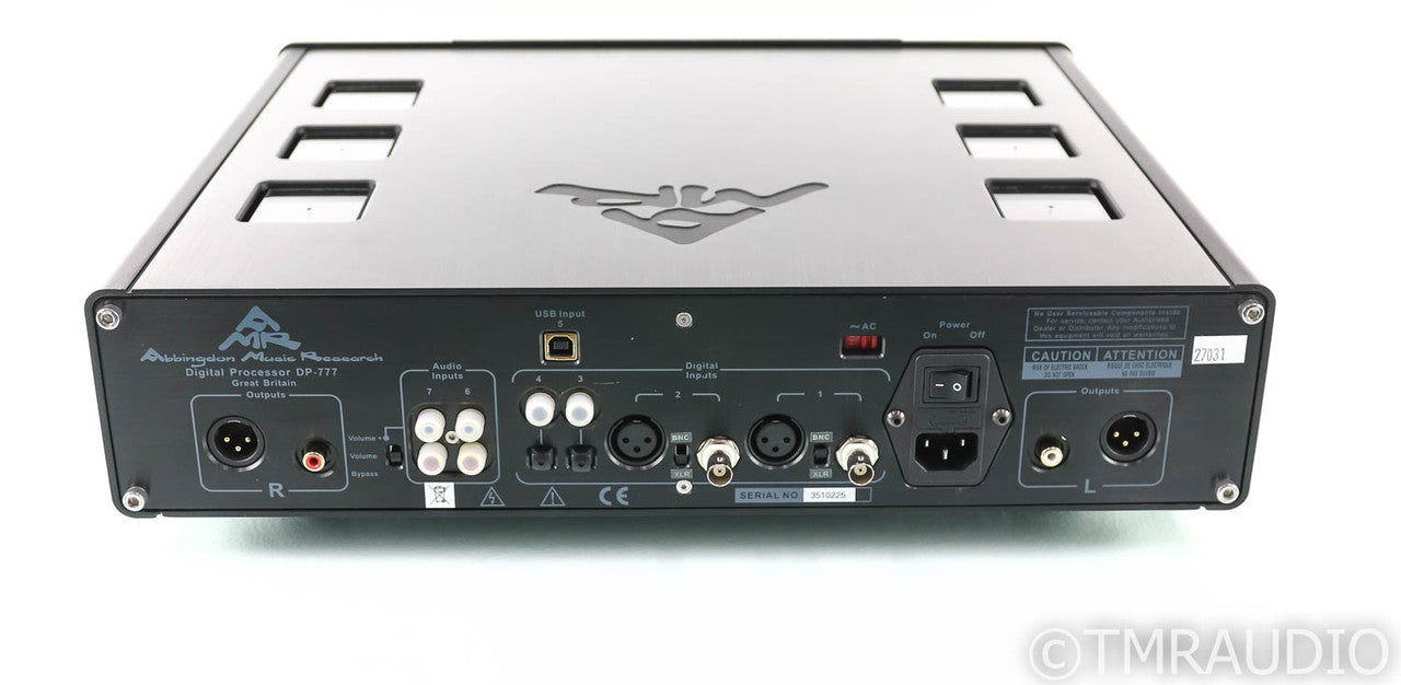 Abbingdon Music Research DP-777 Tube DAC; D/A Processor; AMR DP777; Remote