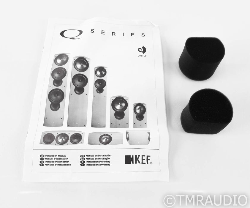 KEF iQ1 Bookshelf Speakers; Black Pair; iQ-1
