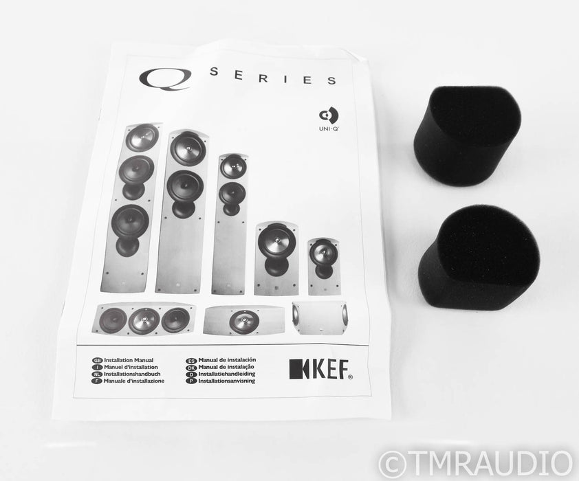 KEF iQ1 Bookshelf Speakers; Black Pair; iQ-1