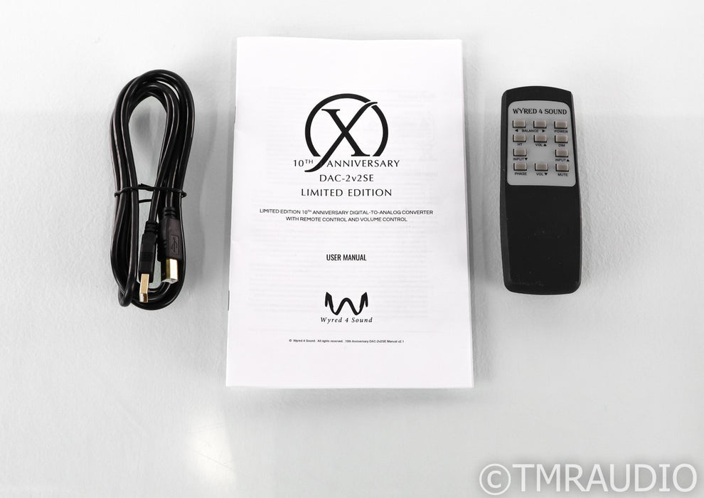 Wyred 4 Sound DAC-2v2SE DAC Limited Edition; 10th Anniversary; Remote