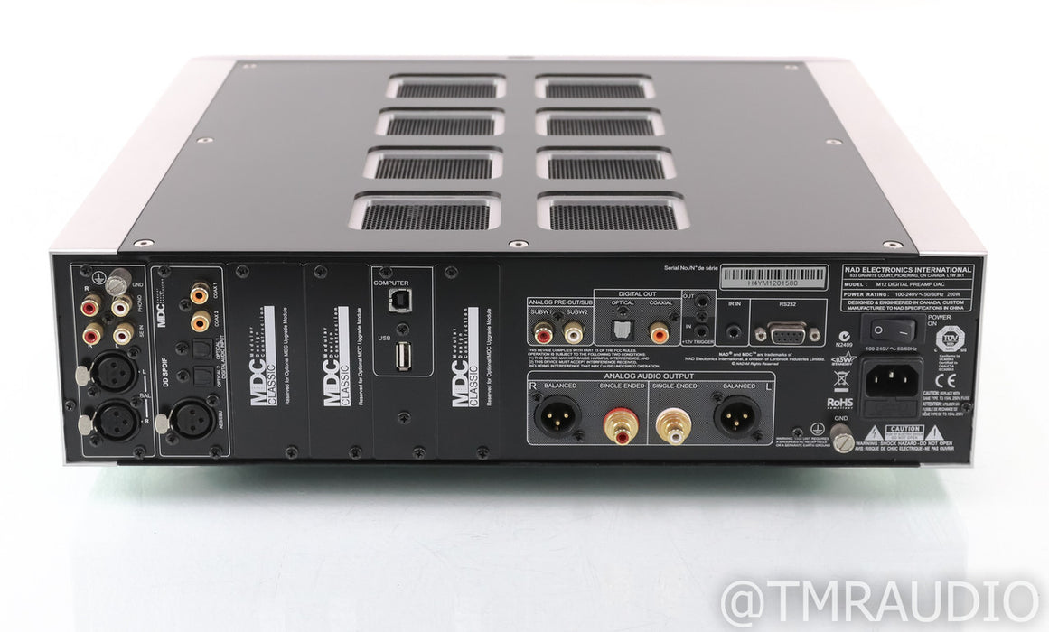 NAD M12 Preamplifier / DAC; D/A Converter; M-12; Remote