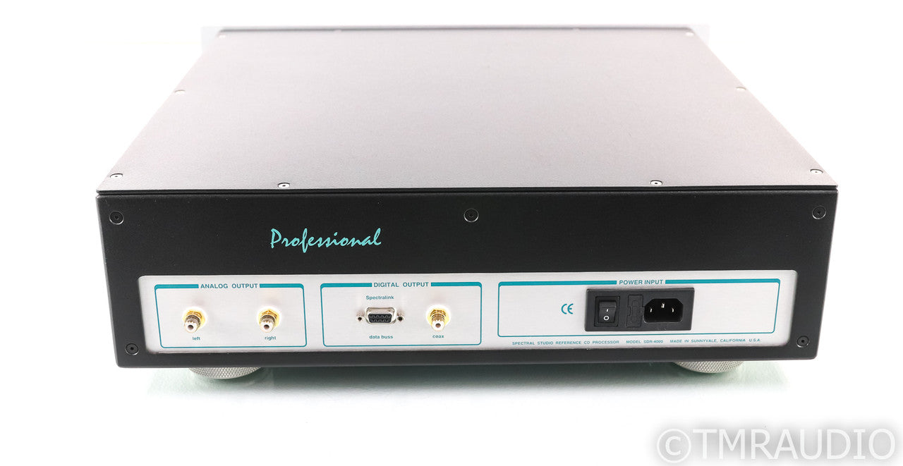 Spectral Audio SDR-4000S Pro Studio Reference CD / HDCD Player; Professional; SDR4000S