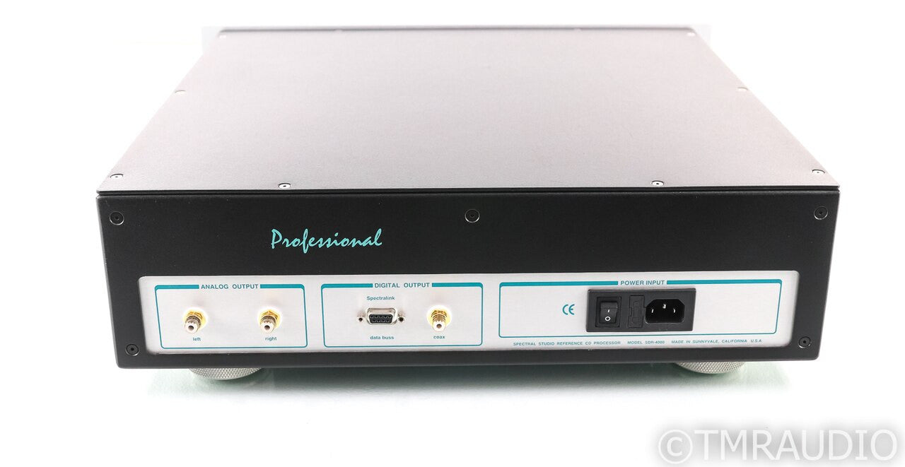 Spectral Audio SDR-4000S Pro Studio Reference CD / HDCD Player; Professional; SDR4000S