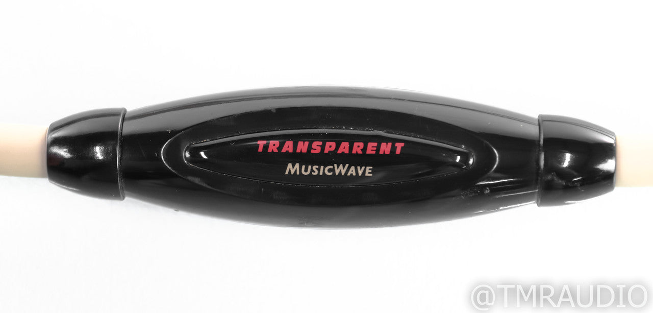 Transparent MusicWave Speaker Cables; 8ft Pair