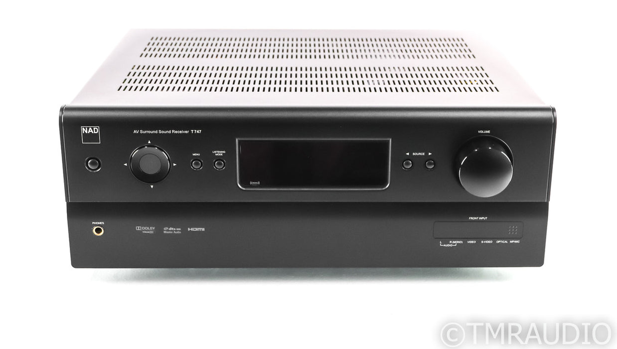 NAD T747 7.1 Channel Home Theater Receiver; T-747; Remote