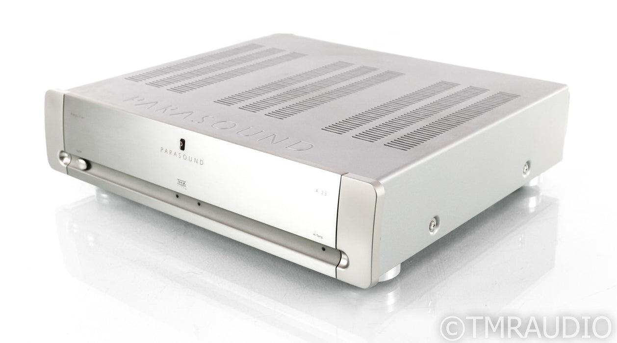 Parasound Halo A 23 Stereo Power Amplifier; A23; Silver