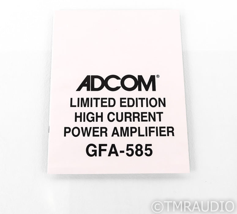 Adcom GFA-585 Stereo Power Amplifier; Limited Edition; GFA585