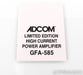 Adcom GFA-585 Stereo Power Amplifier; Limited Edition; GFA585