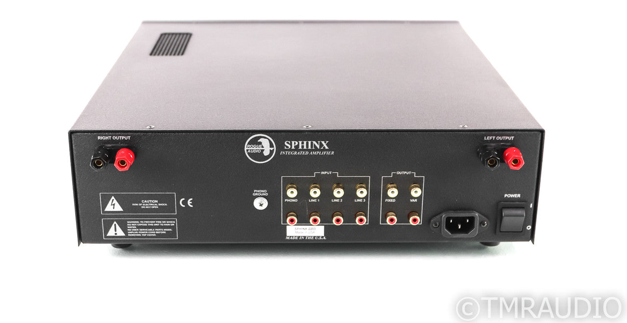 Rogue Audio Sphinx V2 Stereo Tube Hybrid Integrated Amplifier; MM Phono