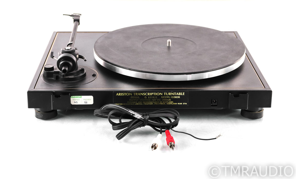 Ariston Q Deck II Turntable; 9" Tonearm; Q-Deck 2 (No Cartridge)