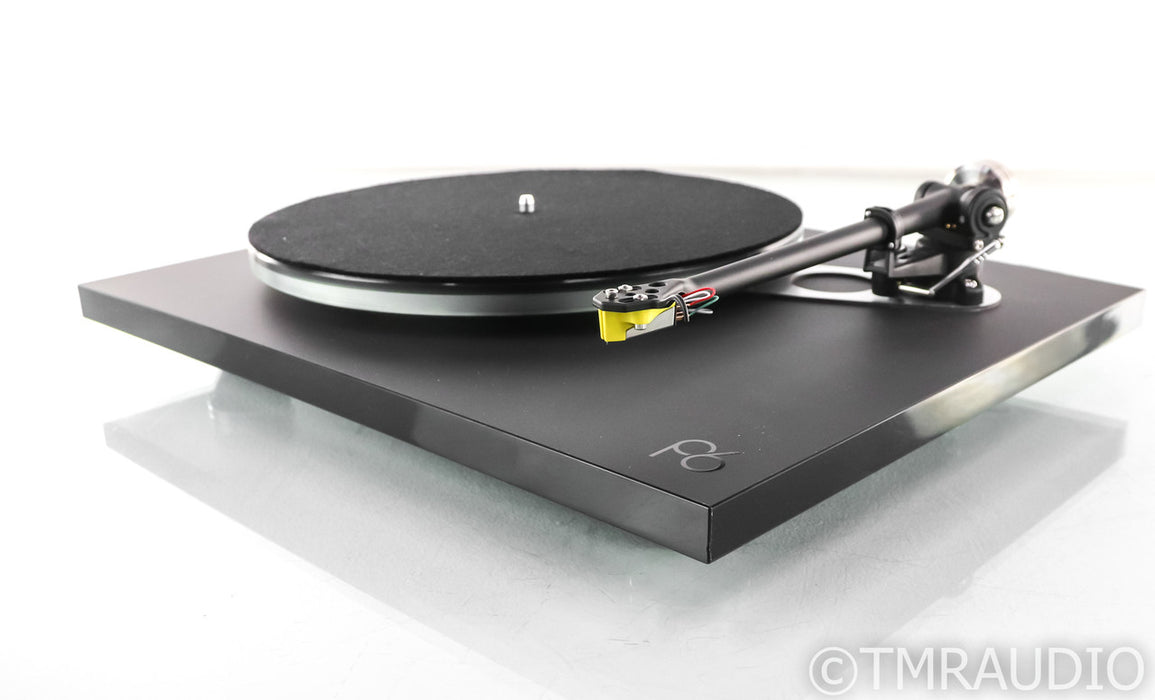 Rega Planar 6 Turntable; P6; Black; Exact MM Cartridge (Open Box w/ Warranty)