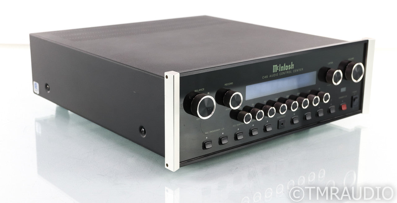McIntosh C46 Stereo Preamplifier; Remote; MM Phono