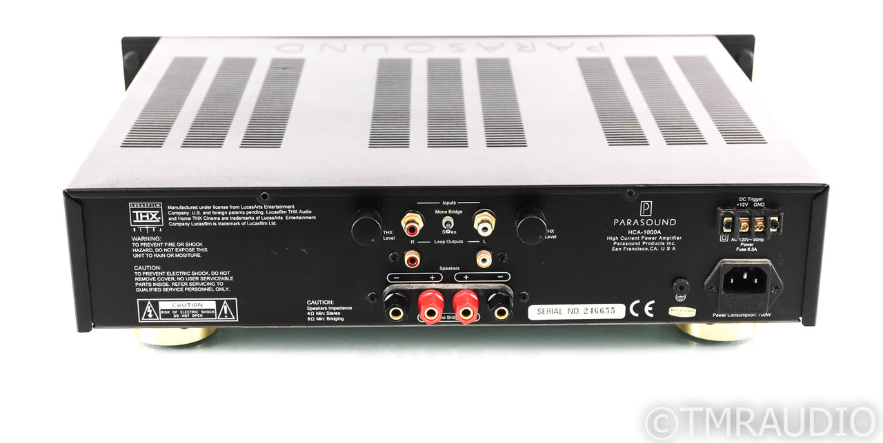 Parasound HCA-1000A Stereo / Mono Power Amplifier