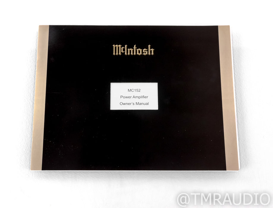 McIntosh MC152 Stereo Power Amplifier; MC-152