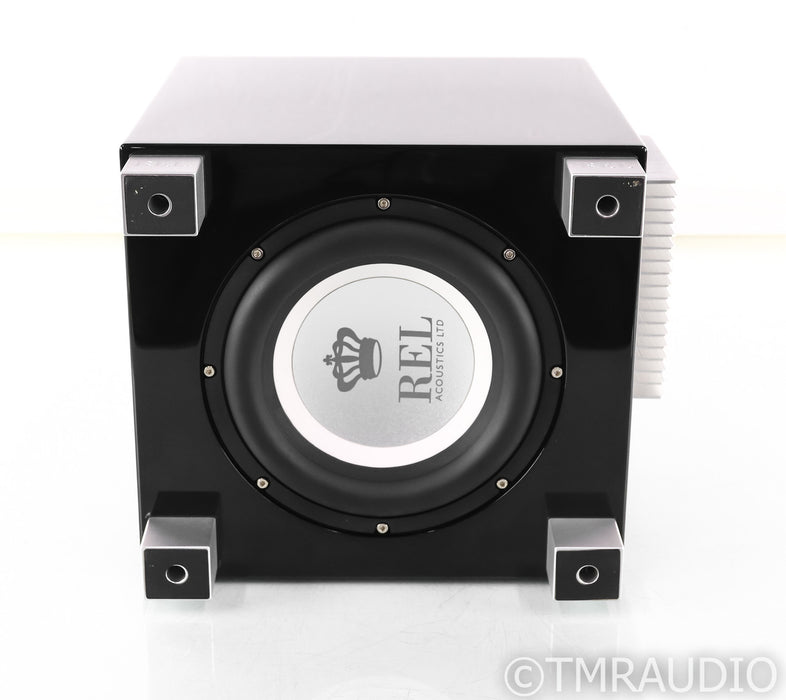 REL T/5i 8" Powered Subwoofer; Gloss Black; T5i