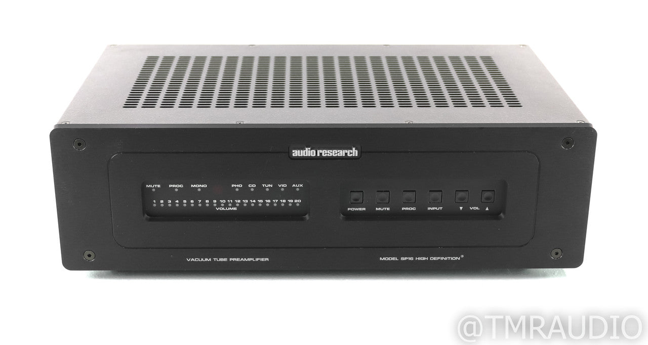 Audio Research SP16 Stereo Tube Preamplifier; SP-16; MM Phono