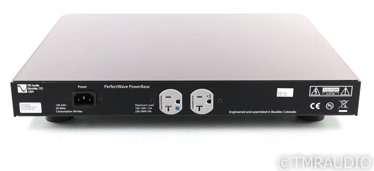 PS Audio PerfectWave PowerBase Power Line Conditioner; Isolation Platform; Black