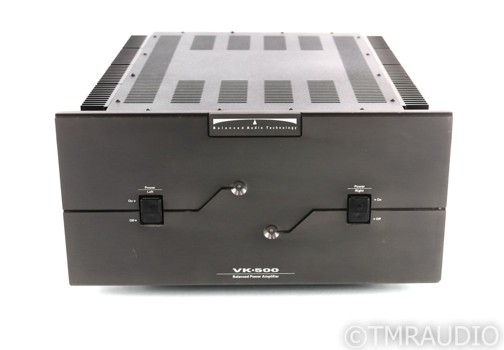 BAT VK-500 Dual Mono Power Amplifier; BAT-PAK; VK500; Brand New Caps